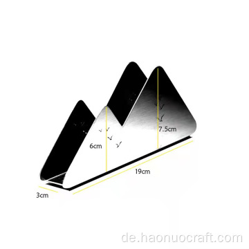 Kreativer Doppelspitzen-Edelstahl-Papierhandtuchhalter